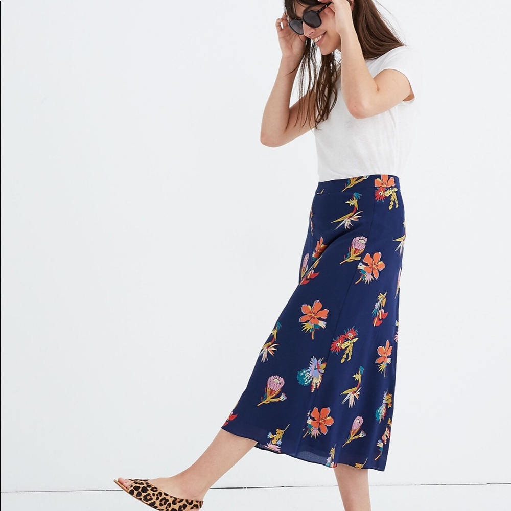 Madewell Silk Skirt